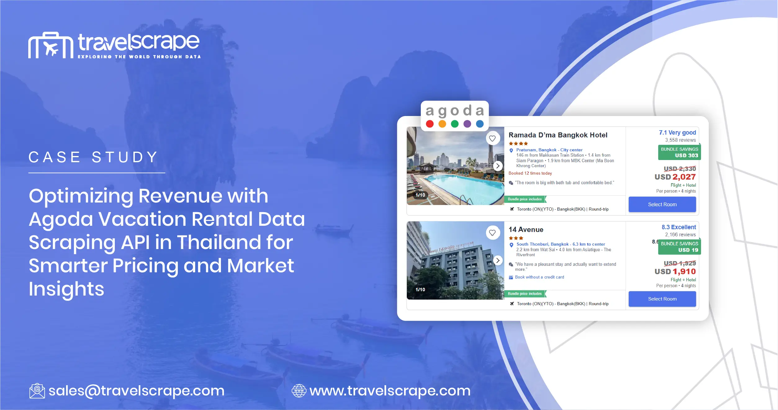 Agoda Vacation Rental Data Scraping API in Thailand